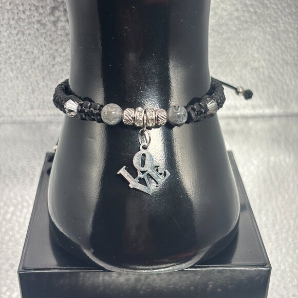 Handmade Adjustable Drawstring Bracelet - Size 7 - Picture 3 of 3